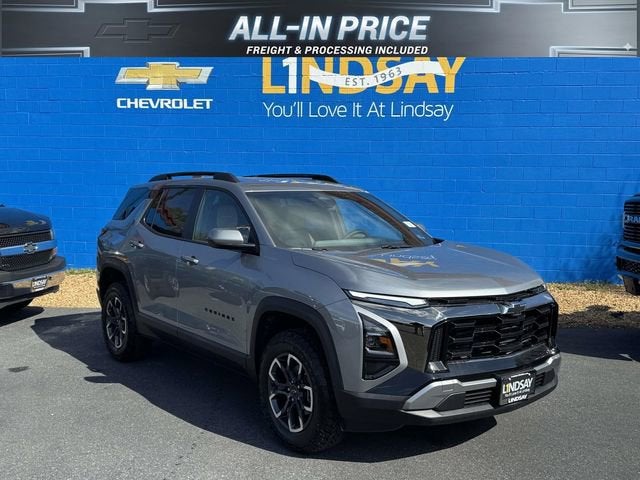 2026 Chevrolet Equinox ACTIV in Sterling Gray Metallic — front three-quarter view