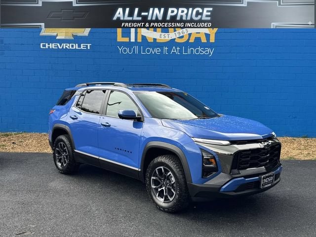 2026 Chevrolet Equinox ACTIV in Reef Blue Metallic — front three-quarter view
