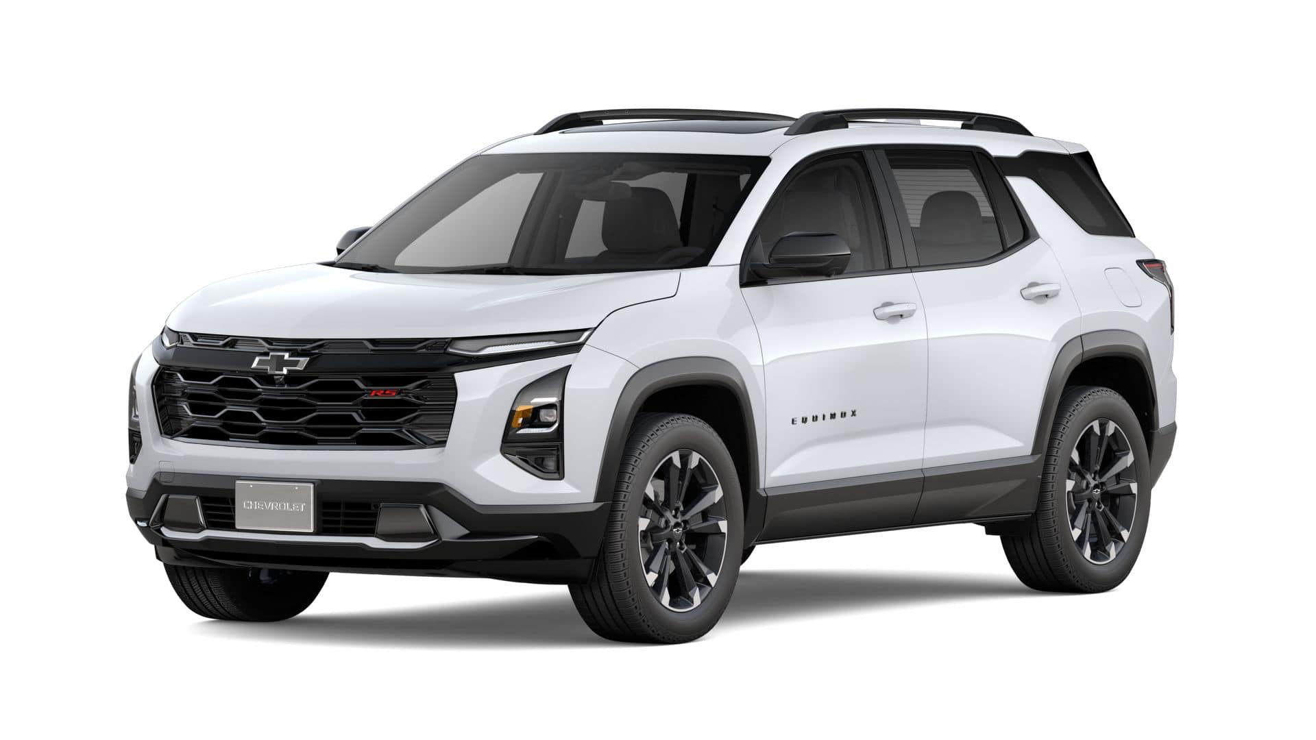 2027 Chevrolet Equinox AWD RS in Polar White Tricoat — front three-quarter view