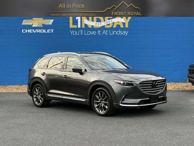 2020 Mazda Mazda CX-9 Signature in Gray — front three-quarter view
